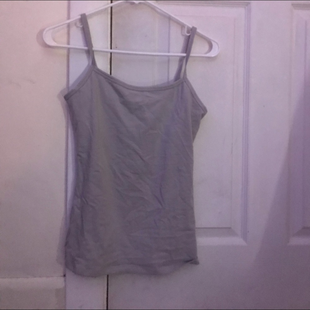 grey tank top with built in bra from fashions best kept secret bra tops